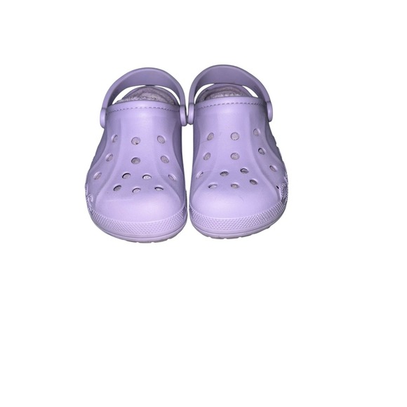 Crocs  Classic Lined Clog Purple, Sz 8 Comfy Stylish Preppy Boho Coastal - Picture 1 of 6